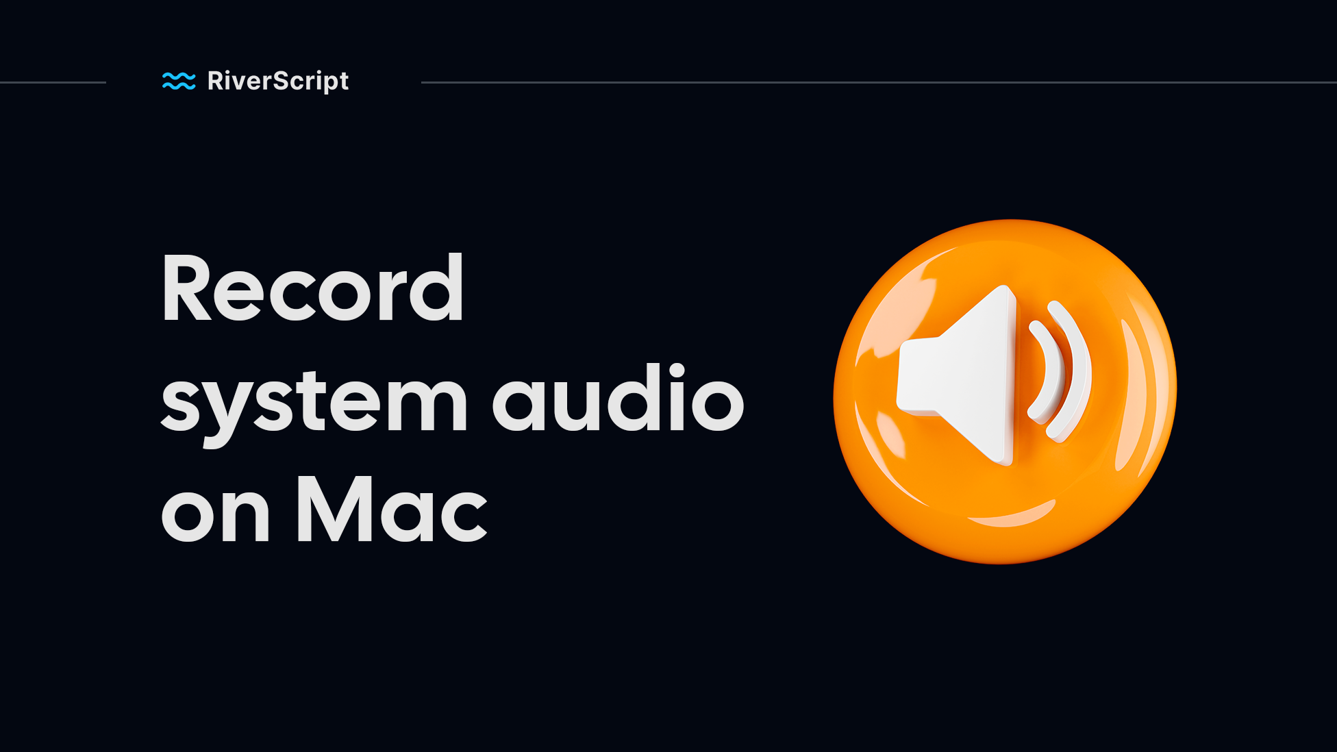 How to record system audio on Mac without Blackhole