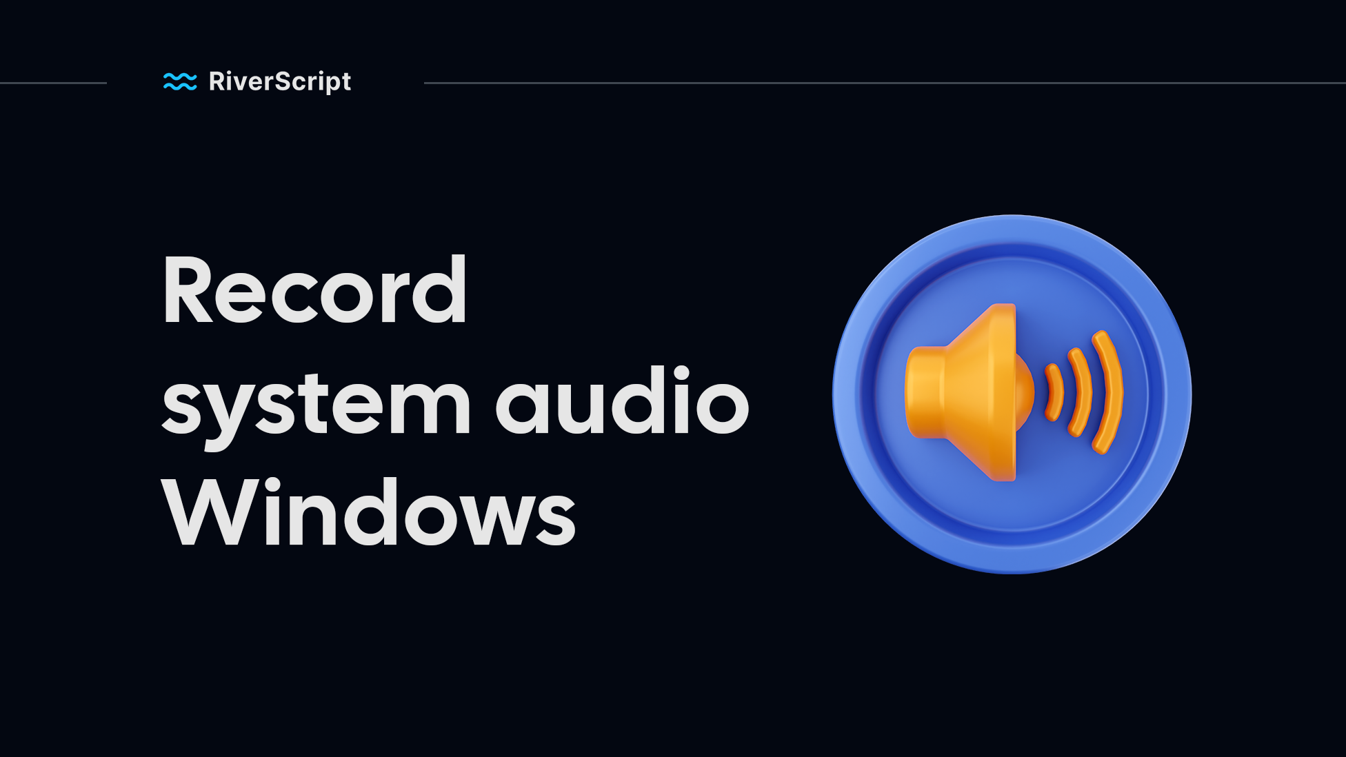 Hoe je bureaubladaudio op Microsoft Windows 10 & 11 opneemt.