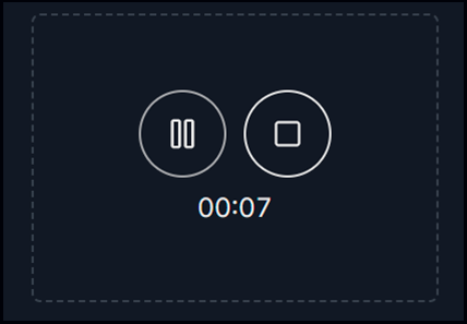 Klik op de knop Pause of Stop
