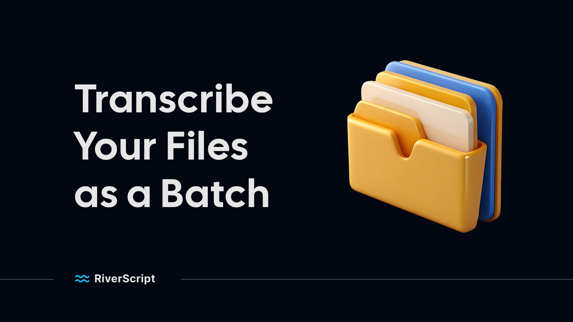Batch & bulk transcription tool for audio and video files. Transcribe as many MP3, MP4, M4A, and other files as you need