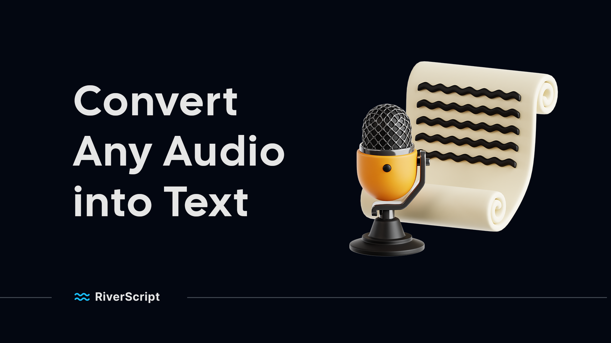Convert your audio into text with AI audio transcriber